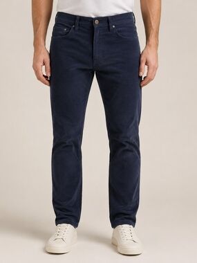 Joe Fresh Men’s Navy Corduroy Classic Slim Pants Size 33